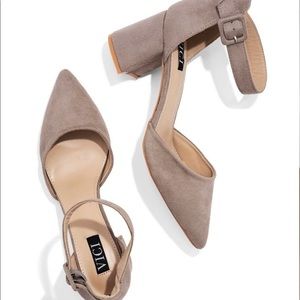 Nancy Faux Suede Pointed Heel